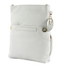 MANDARINA DUCK Mellow Leather Crossover Bag M Optical White MANDARINA DUCK Mellow Leather Crossover Bag M Optical White