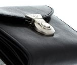 Golden Head Colorado RFID Protect Wallet With Metal Lock Closure Black Golden Head Colorado RFID Protect Wallet With Metal Lock Closure Black