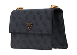 ★ ★L BADGE LOGO FLAP CROSS BAG Anne Klein E/W Embossed Logo Flap Shoulder Bag with Turn