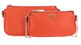 GUESS Alexie Double Pouch Crossbody Orange GUESS Alexie Double Pouch Crossbody Orange