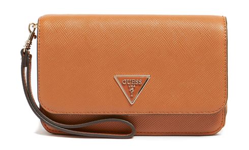 GUESS Laurel Phone Organizer Light Cognac