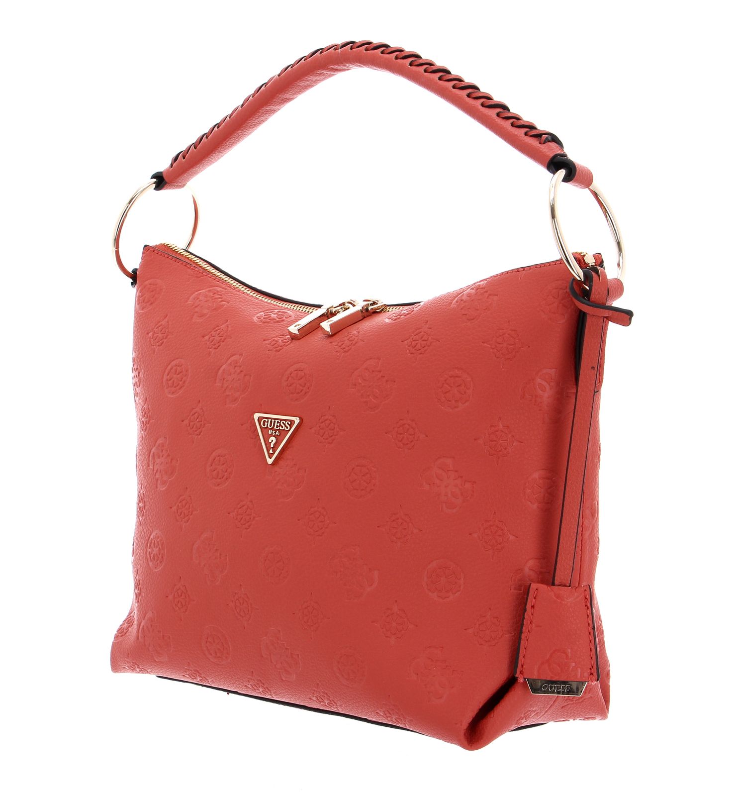 GUESS shoulder bag Helaina Hobo Bag Papaya Buy bags, purses