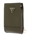 GUESS Noelle Chit Chat Phone Bag Olive