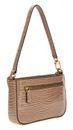 GUESS Katey Croc Mini Maimie Top Zip Shoulder Bag Light Rum GUESS Katey Croc Mini Maimie Top Zip Shoulder Bag Light Rum