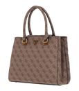 GUESS Alexie Girlfriend Satchel Latte Logo