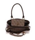 GUESS Alexie Girlfriend Satchel Latte Logo