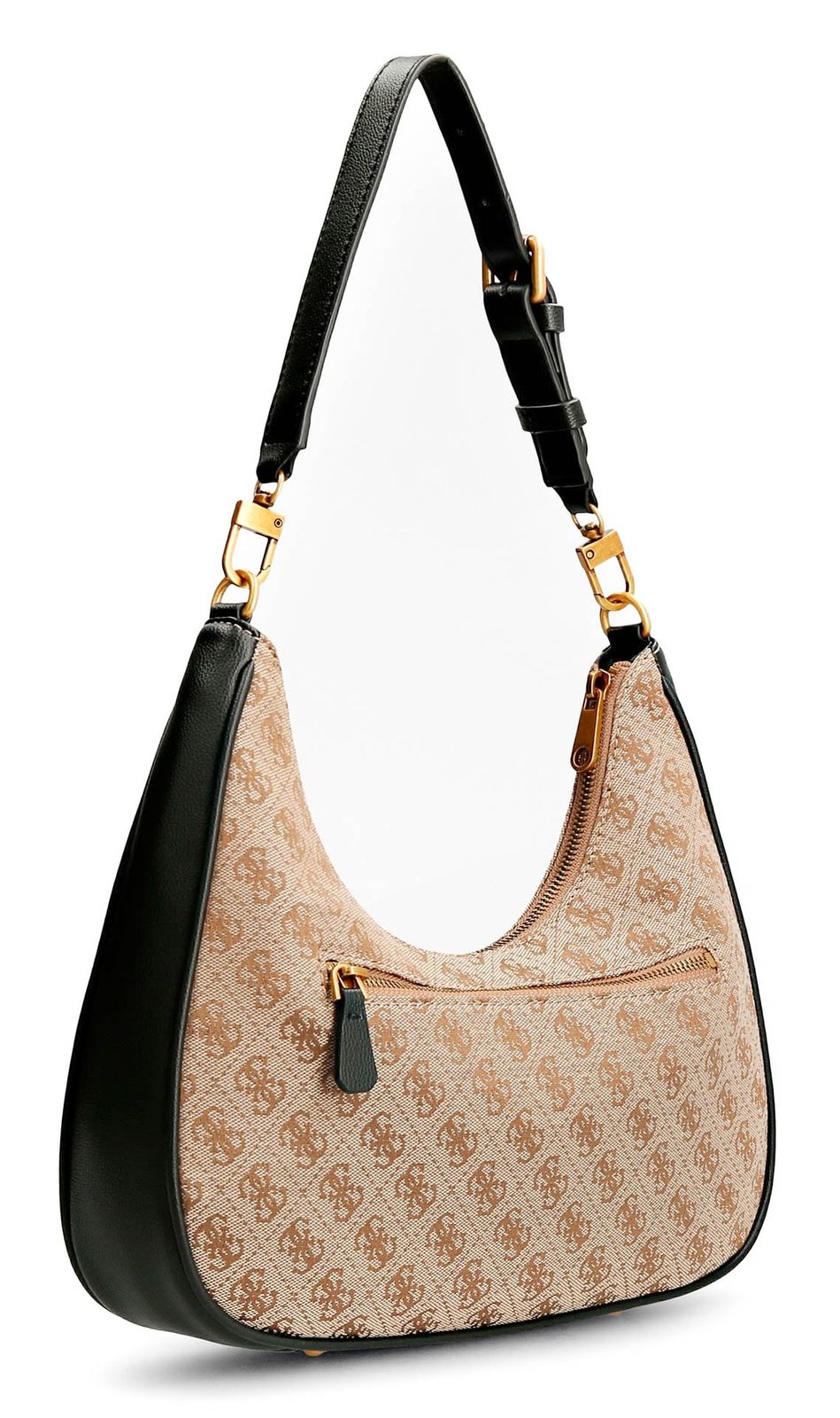 GUESS Aviana Hobo Latte / Black GUESS Aviana Hobo Latte / Black