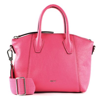 abro Leather Ariete Ivy Handbag Pink