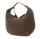abro Leather Piuma Weaving Hobo Bag Nana Coconut