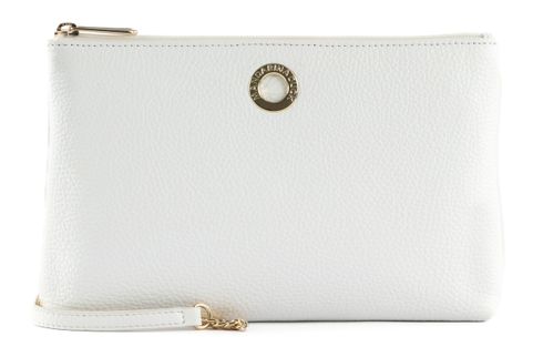 MANDARINA DUCK Mellow Leather Crossover Bag Optical White
