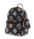 GUESS House Party Backpack Brown Logo Multi GUESS House Party Backpack Brown Logo Multi