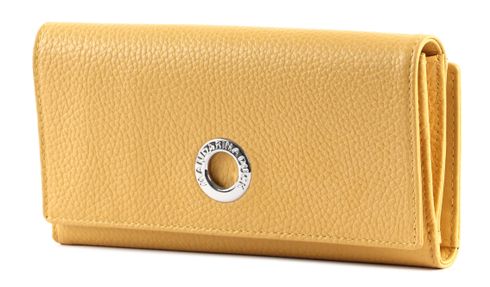 MANDARINA DUCK Mellow Leather Wallet with Flap L Ochre