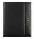 bugatti Nome Wallet With Flap + Zip Black