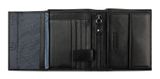 bugatti Nome Wallet With Flap + Zip Black