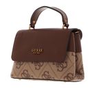GUESS Mini Top Hand Flap Latte Logo / Brown GUESS Mini Top Hand Flap Latte Logo / Brown