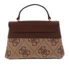GUESS Mini Top Hand Flap Latte Logo / Brown GUESS Mini Top Hand Flap Latte Logo / Brown