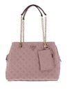 GUESS LA Femme Girlfriend Shoulder Satchel Pale Rose