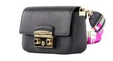 FURLA Metropolis Mini Crossbody Webbin Nero + Marno Violet FURLA Metropolis Mini Crossbody Webbin Nero + Marno Violet
