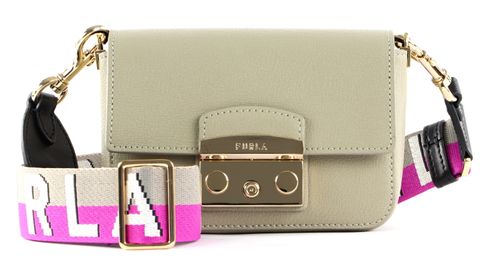 FURLA Metropolis Mini Crossbody Webbin Marmo c + Marmo Violet