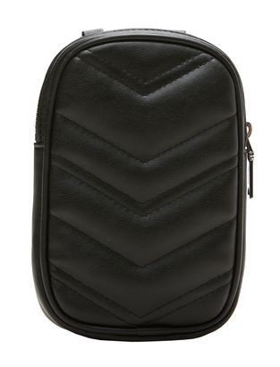 s.Oliver Phone Crossbody Bag Grey / Black