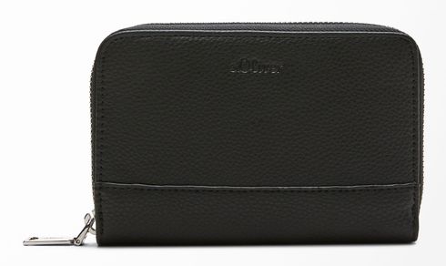 s.Oliver Zip Around Wallet Grey / Black