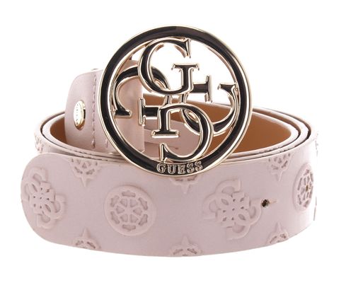 GUESS LA Femme Adjustable Reversible Belt W85 Pale Rose - shortenable