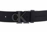 Calvin Klein CKJ Mono Hardware Texture Belt 40MM W90 Black