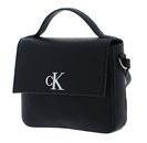Calvin Klein CKJ Minimal Monogram Boxy Flap Crossbody Bag 19 Black