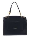 COCCINELLE Neofirenze Text Handbag Midnight Blue COCCINELLE Neofirenze Text Handbag Midnight Blue