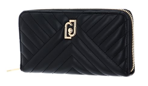 LIU JO Achala ECS Zip Around Wallet XL Nero