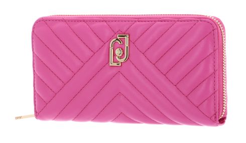 LIU JO Achala ECS Zip Around Wallet XL Lampone Light