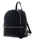 LIU JO Logo Backpack M Nero LIU JO Logo Backpack M Nero