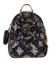 GUESS House Party Backpack L Brown Logo Multi
