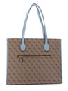 GUESS Silvana Girlfriend Tote Latte Logo / Slate