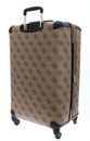 GUESS 28 in 4-Wheeler Expandable L Latte Logo / Brown