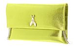 PATRIZIA PEPE Crossbody Bag Shiny Lime PATRIZIA PEPE Crossbody Bag Shiny Lime