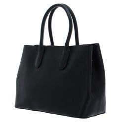 PATRIZIA PEPE 2B0119V039FB53 関税送料込 Leather shopping bag with zipper | Black | Patrizia Pepe