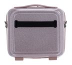 MANDARINA DUCK Logoduck + Glitter Beauty Case Glitter Rose