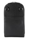MANDARINA DUCK Mellow Leather Phone Crossbody Bag Nero