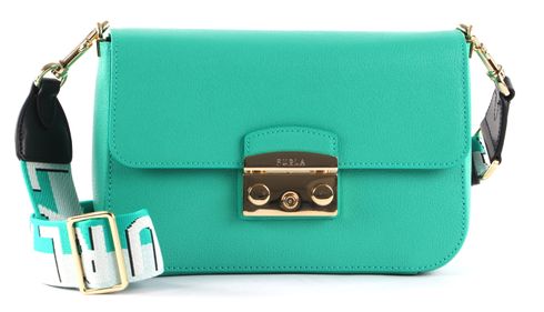 FURLA Metropolis Crossbody Emerald + Minty Emerald
