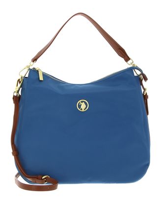 U.S. POLO ASSN. Houston Hobo Bag L L. Blue / Tan