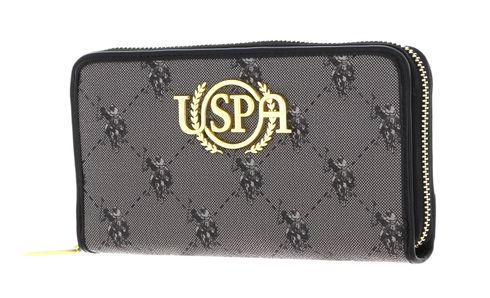 U.S. POLO ASSN. Hampton Zip Wallet Black