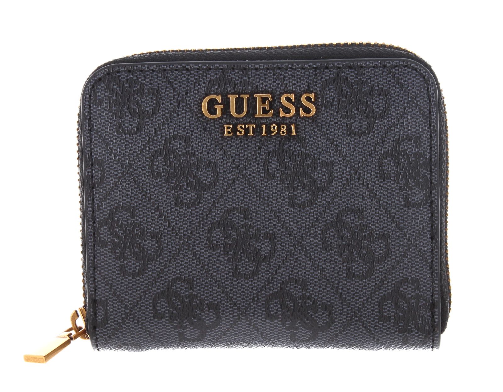 GUESS purse Ginevra Logo SLG Zip Around Wallet Coal Logo Buy