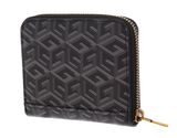 GUESS Laurel Zip Around Wallet Charcoal Logo GUESS Laurel Zip Around Wallet Charcoal Logo