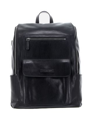 THE BRIDGE Backpack Zip L Nero / Rutenio Scuro