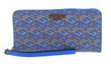 GUESS Laurel SLG Zip Around Wallet L Aquatic Logo