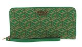 GUESS Laurel SLG Zip Around Wallet L Forest Logo