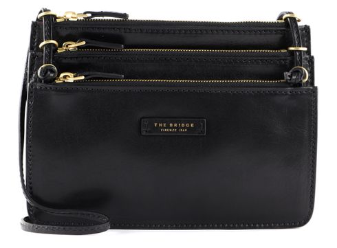 THE BRIDGE Crossbody Bag Nero / Oro