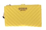 GUESS Keillah SLG Double Zip Organizer Yellow GUESS Keillah SLG Double Zip Organizer Yellow