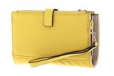 GUESS Keillah SLG Double Zip Organizer Yellow GUESS Keillah SLG Double Zip Organizer Yellow